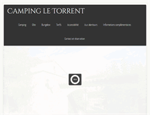Tablet Screenshot of camping-le-torrent.com